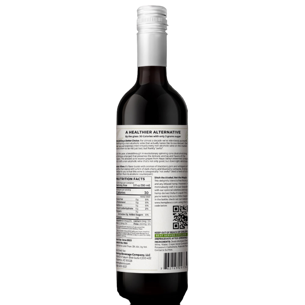 Red Blend Non-Alcoholic Wine - Wholesale (Case of 6)