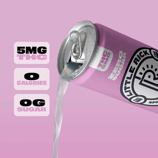 Raspberry Coconut - 5mg THC Drink