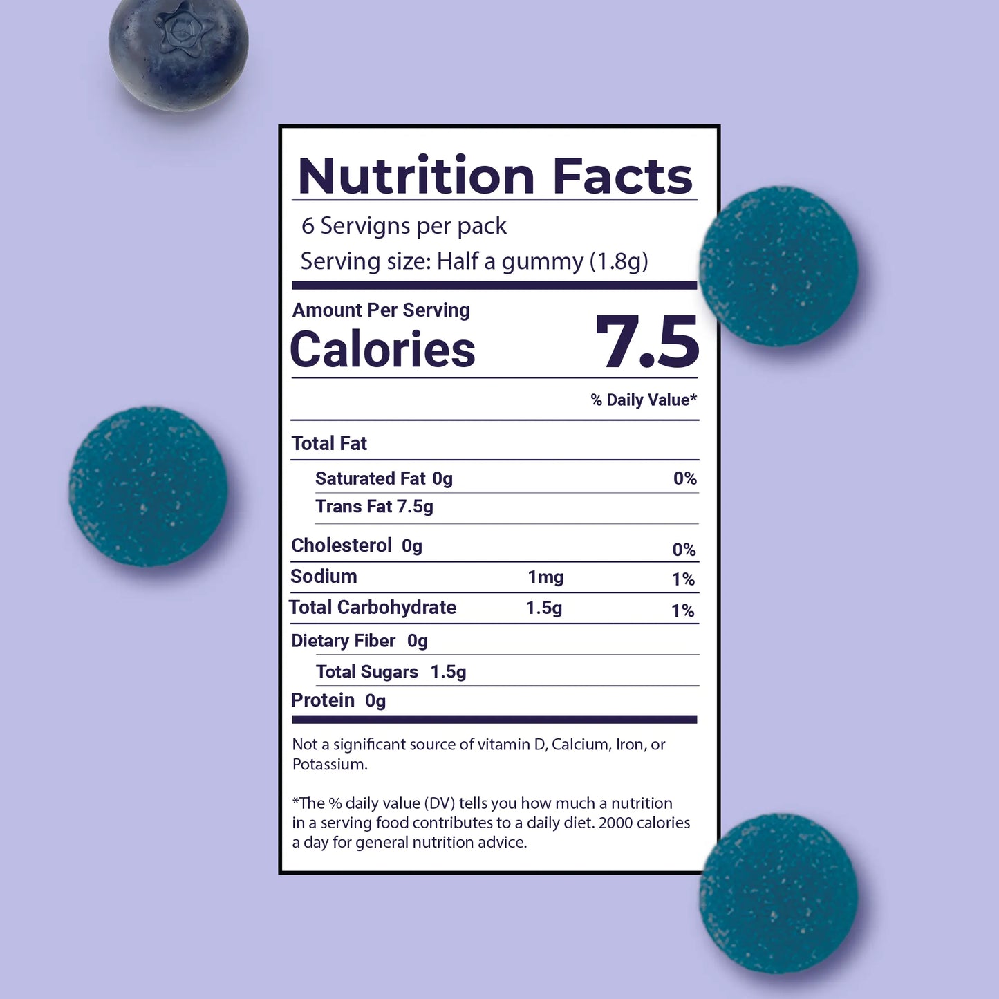 NUUD Sex Bites Blueberry — Aphrodisiac Gummies for Men | 20mg Delta 9