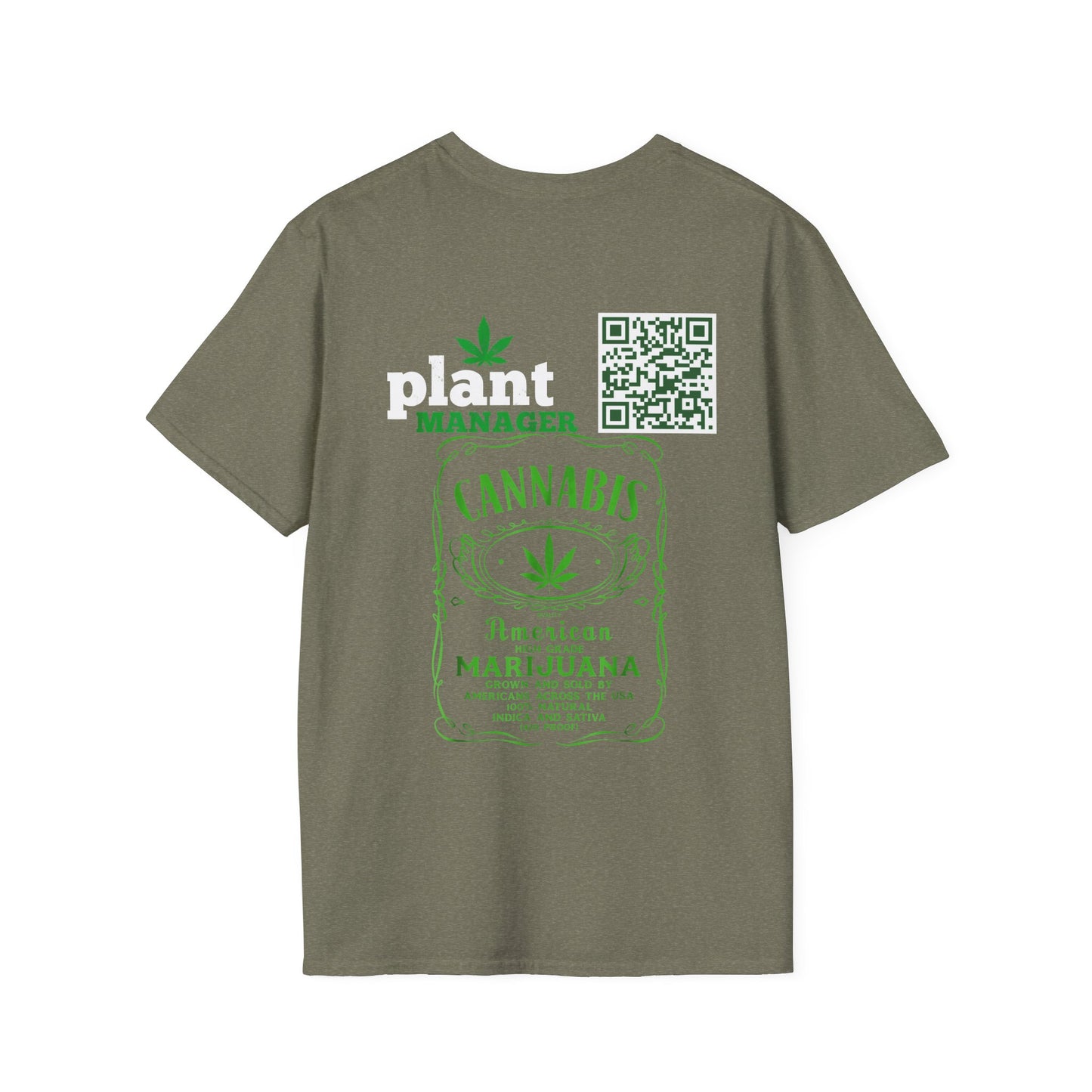 Stonies Plant Manager T-Shirt | Cannabis Apparel for Bosses