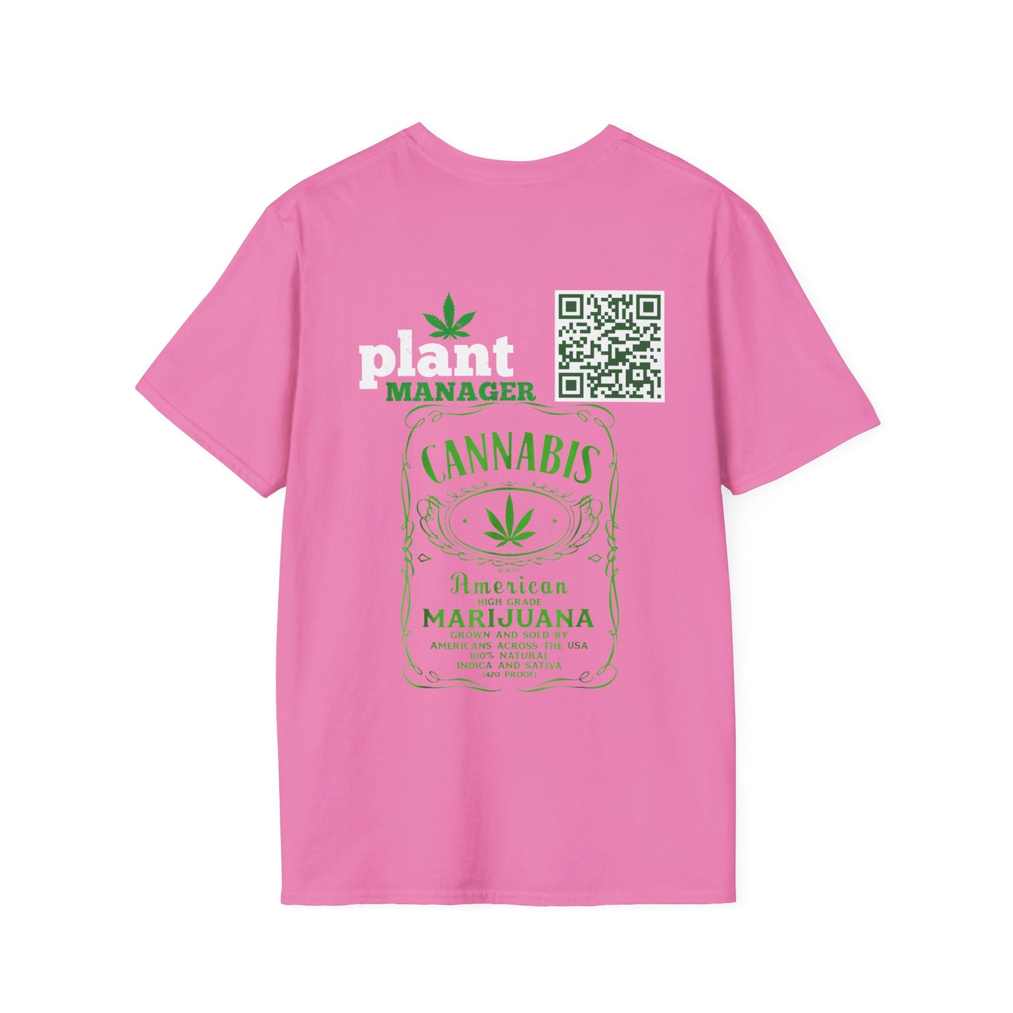 Stonies Plant Manager T-Shirt | Cannabis Apparel for Bosses