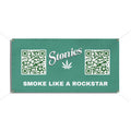 Custom Vinyl Banner - 'Smoke Like a Rockstar' Party Sign