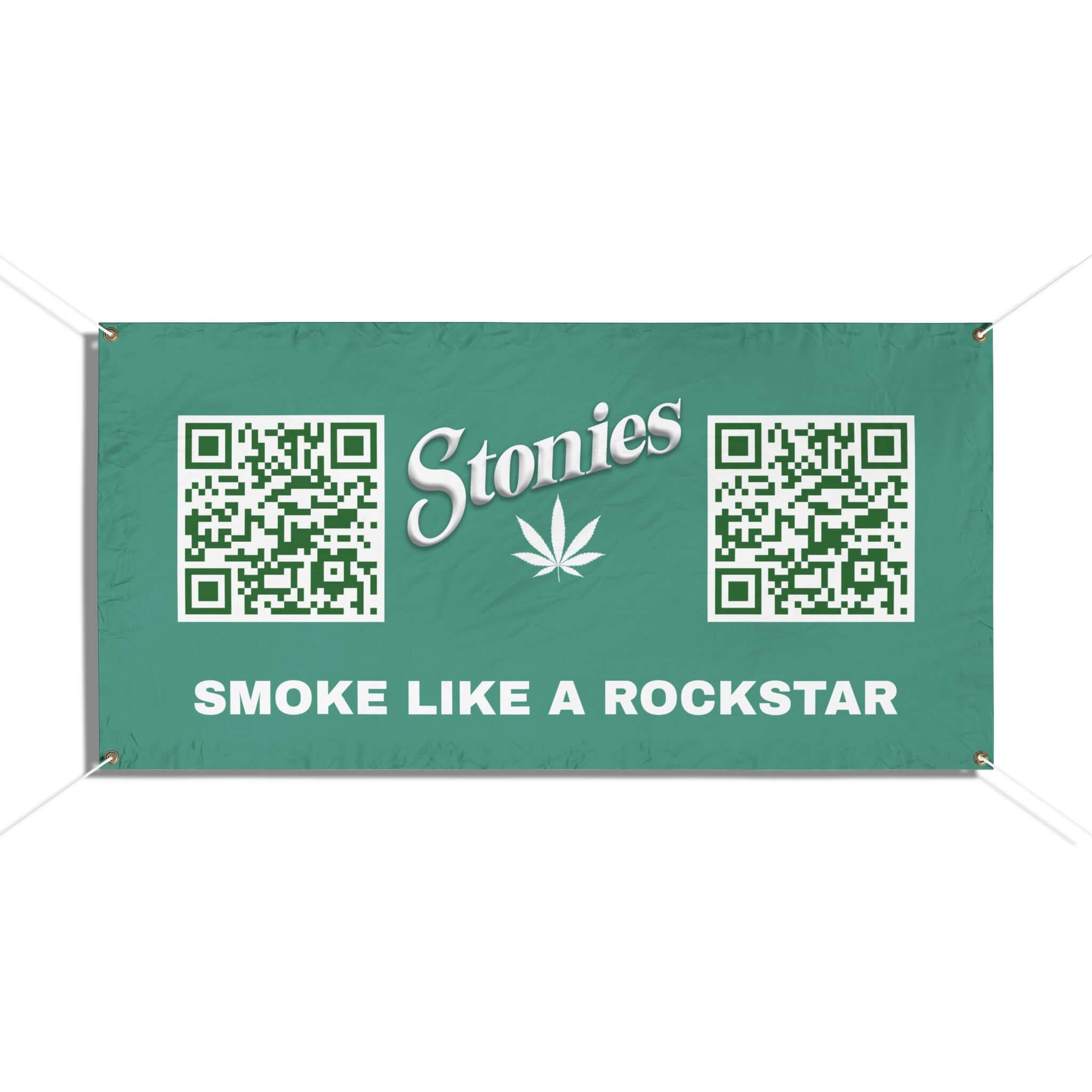 Custom Vinyl Banner - 'Smoke Like a Rockstar' Party Sign