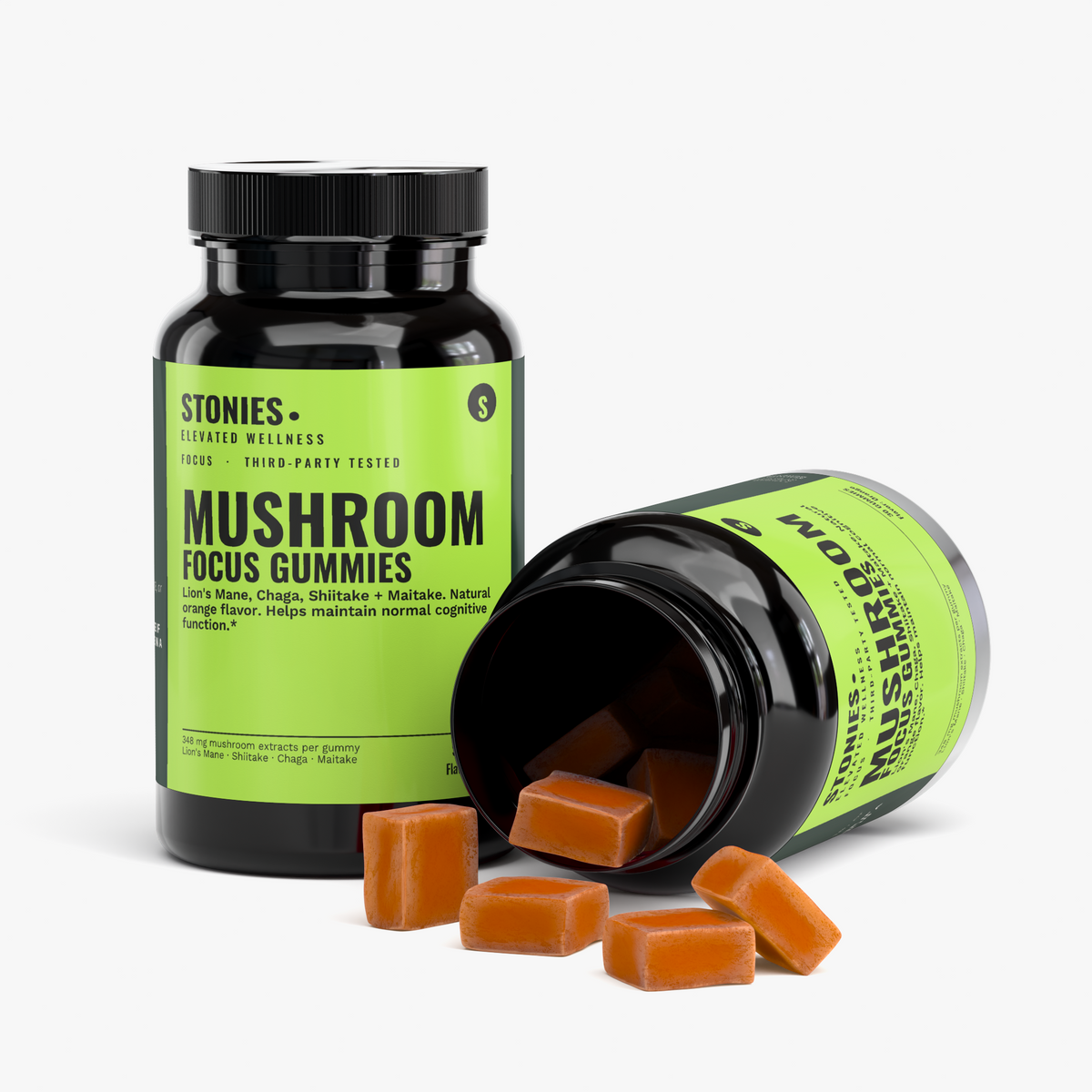 Stonies Mushroom Focus Gummies, view 3