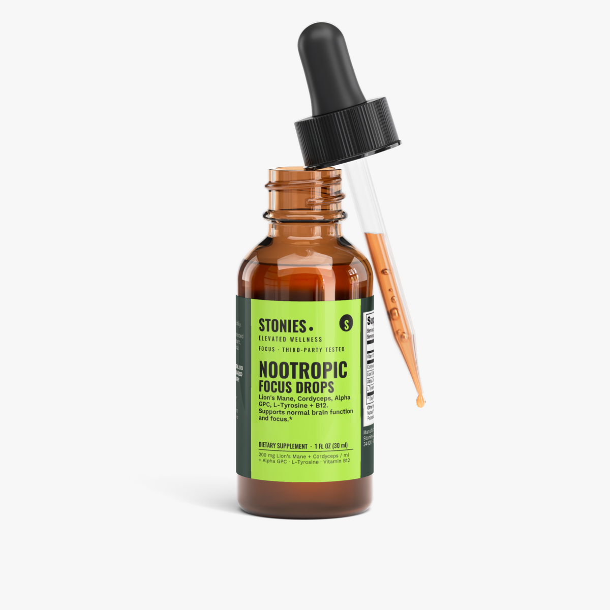 Stonies Nootropic Focus Drops, view 2