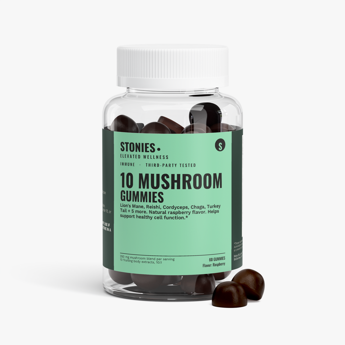 Stonies 10 Mushroom Gummies, view 2