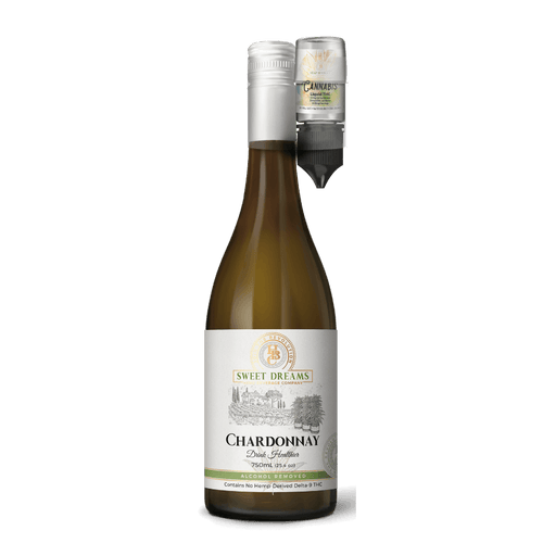Chardonnay Non-Alcoholic Wine With (50mg) Liquid THC - Sample Wholesale
