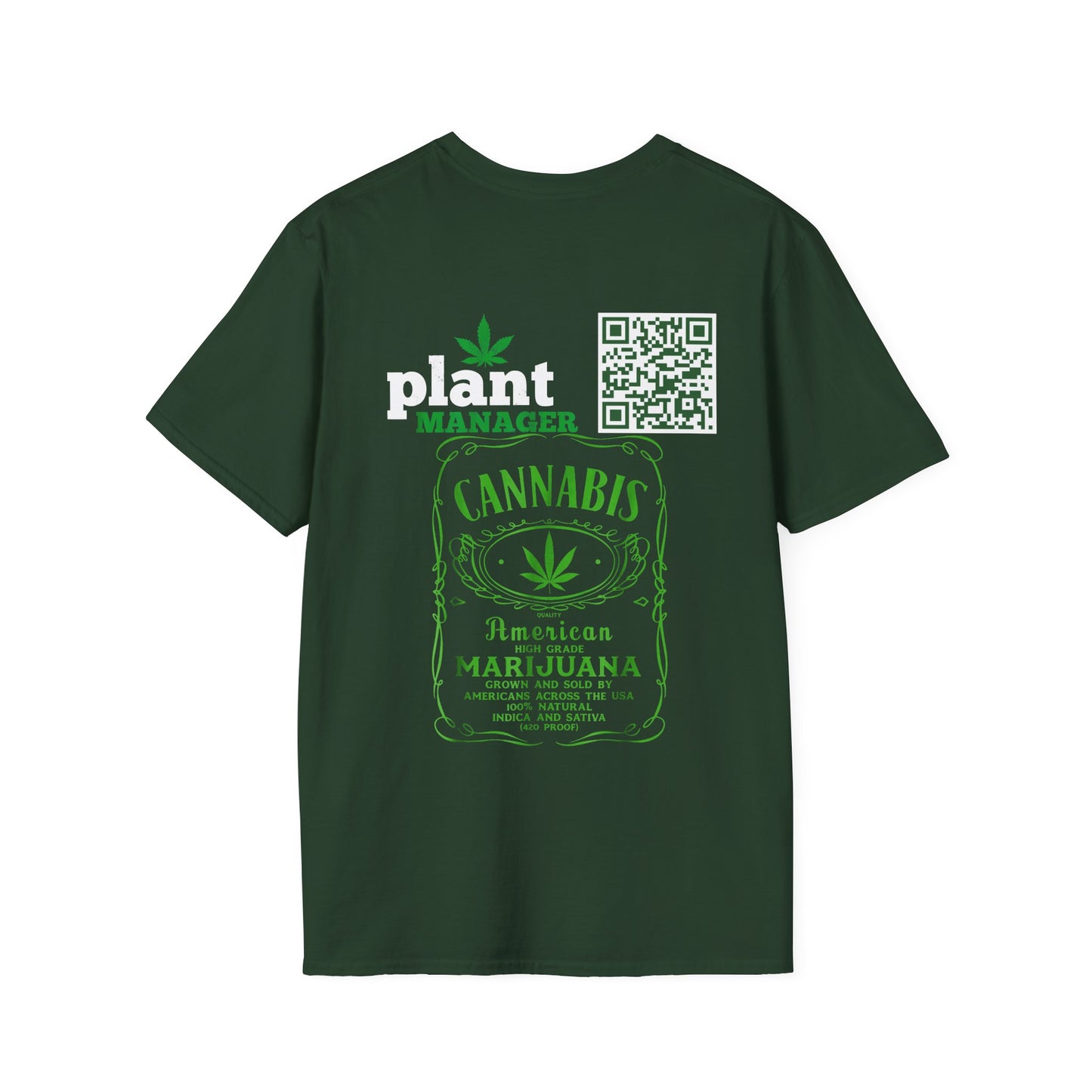 Stonies Plant Manager T-Shirt | Cannabis Apparel for Bosses