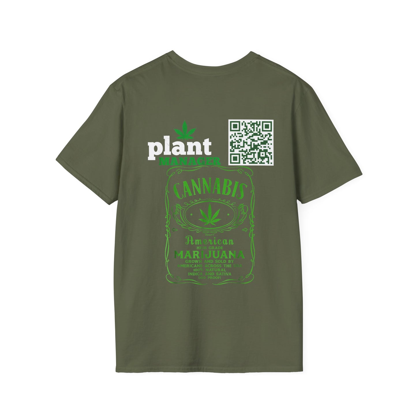 Stonies Plant Manager T-Shirt | Cannabis Apparel for Bosses