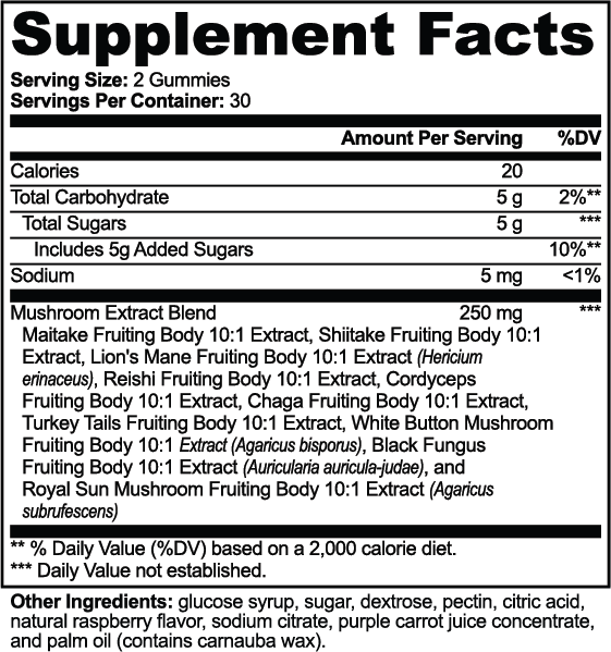 Stonies 10 Mushroom Gummies, view 5