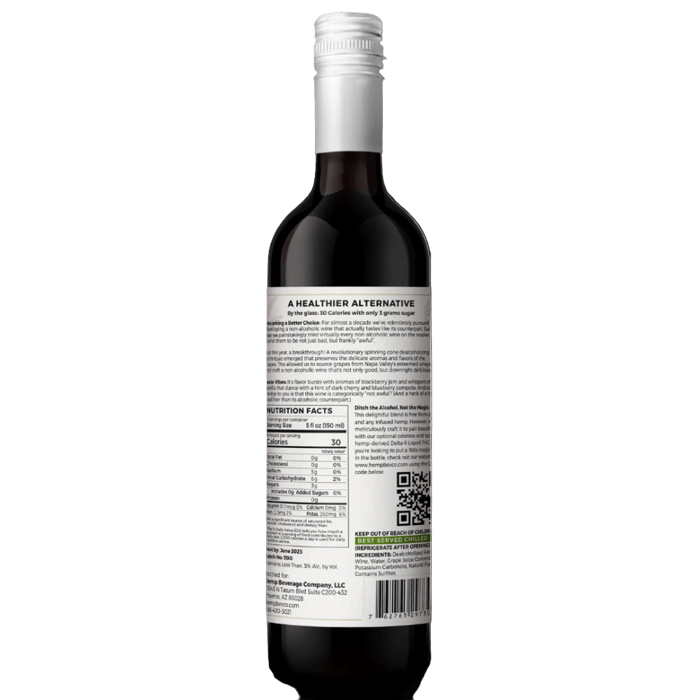 Red Blend Non-Alcoholic Wine - Sample Wholesale