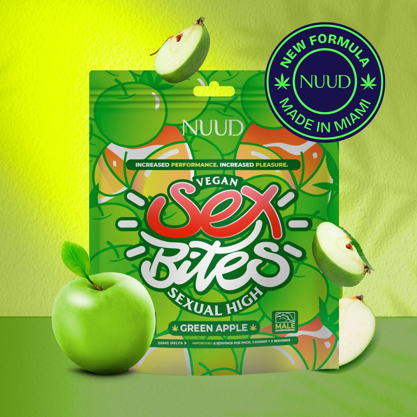 Green Apple Aphrodisiac | Male Gummies