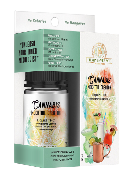 Cannabis Mocktail Creator Liquid THC - 50 MG - Wholesale (Case of 18)