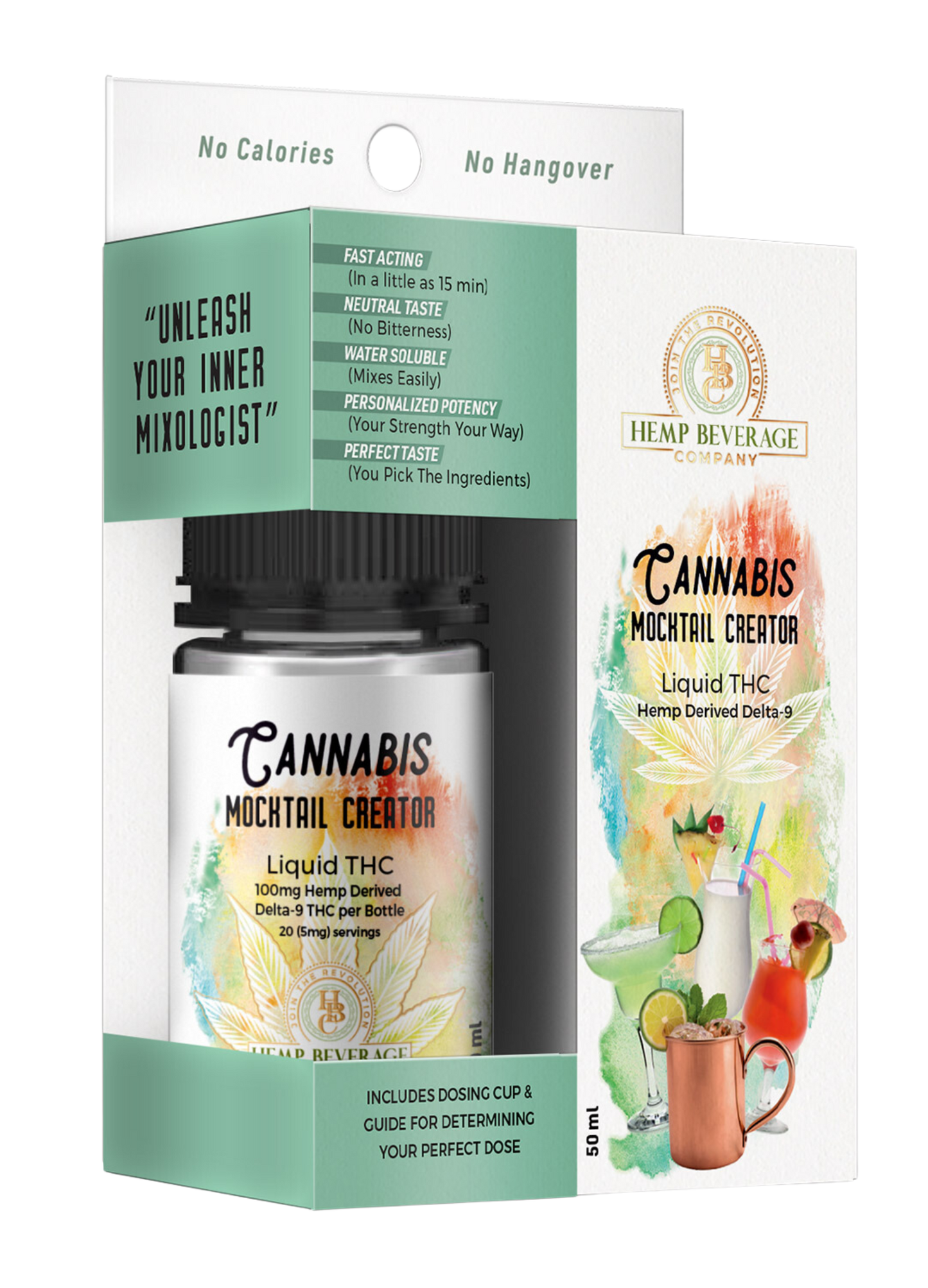 Cannabis Mocktail Creator Liquid THC - 50 MG - Sample Wholesale