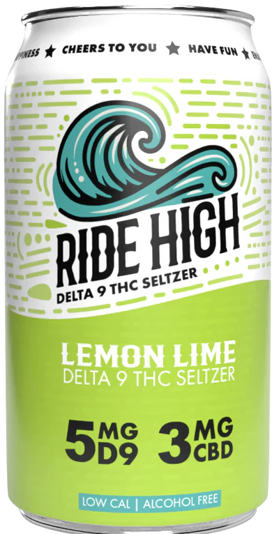 Ride High THC Infused Seltzer 12oz - 5mg