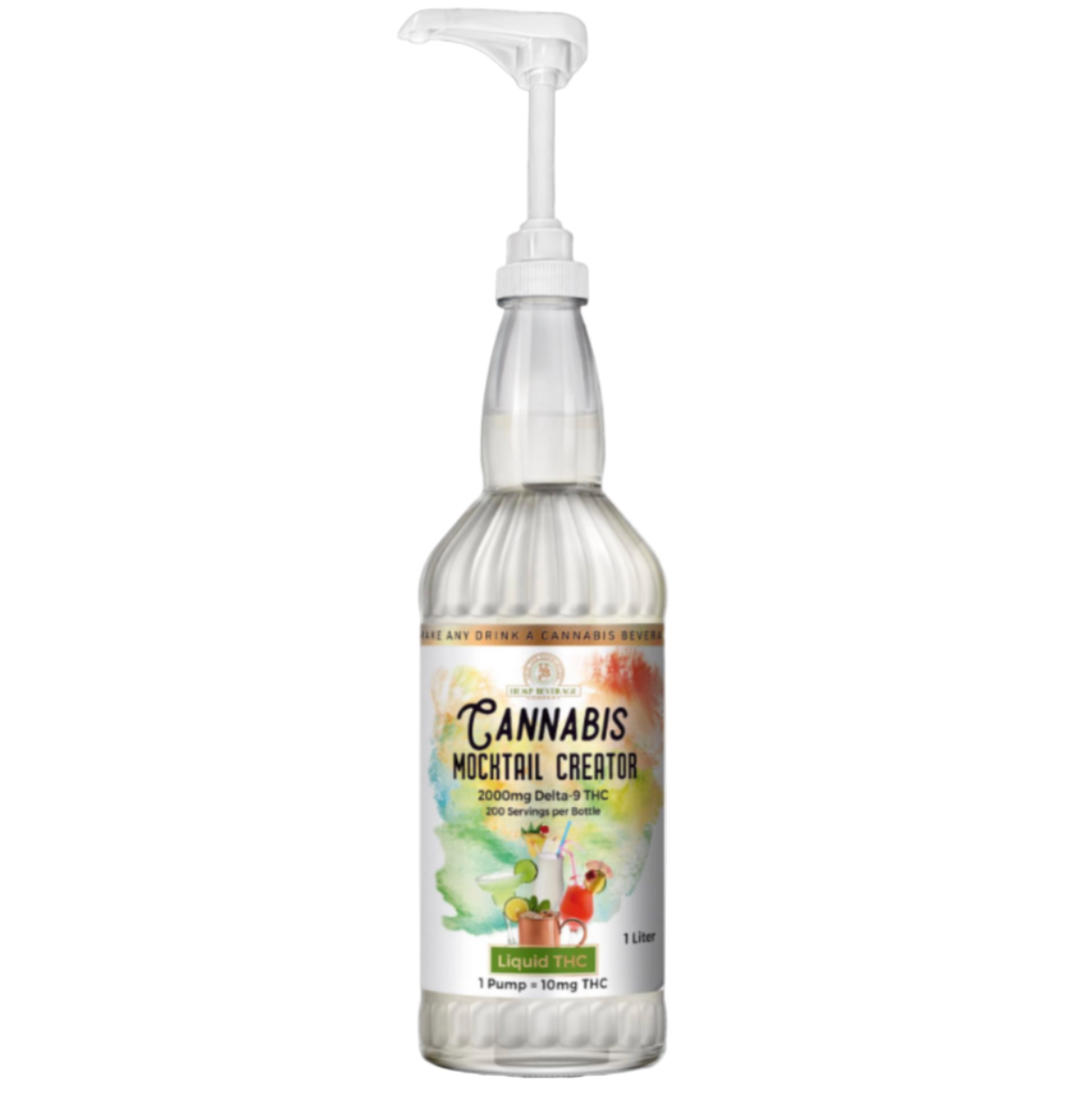 Mocktail Creator Pump Liquid THC 2000mg - wholesale