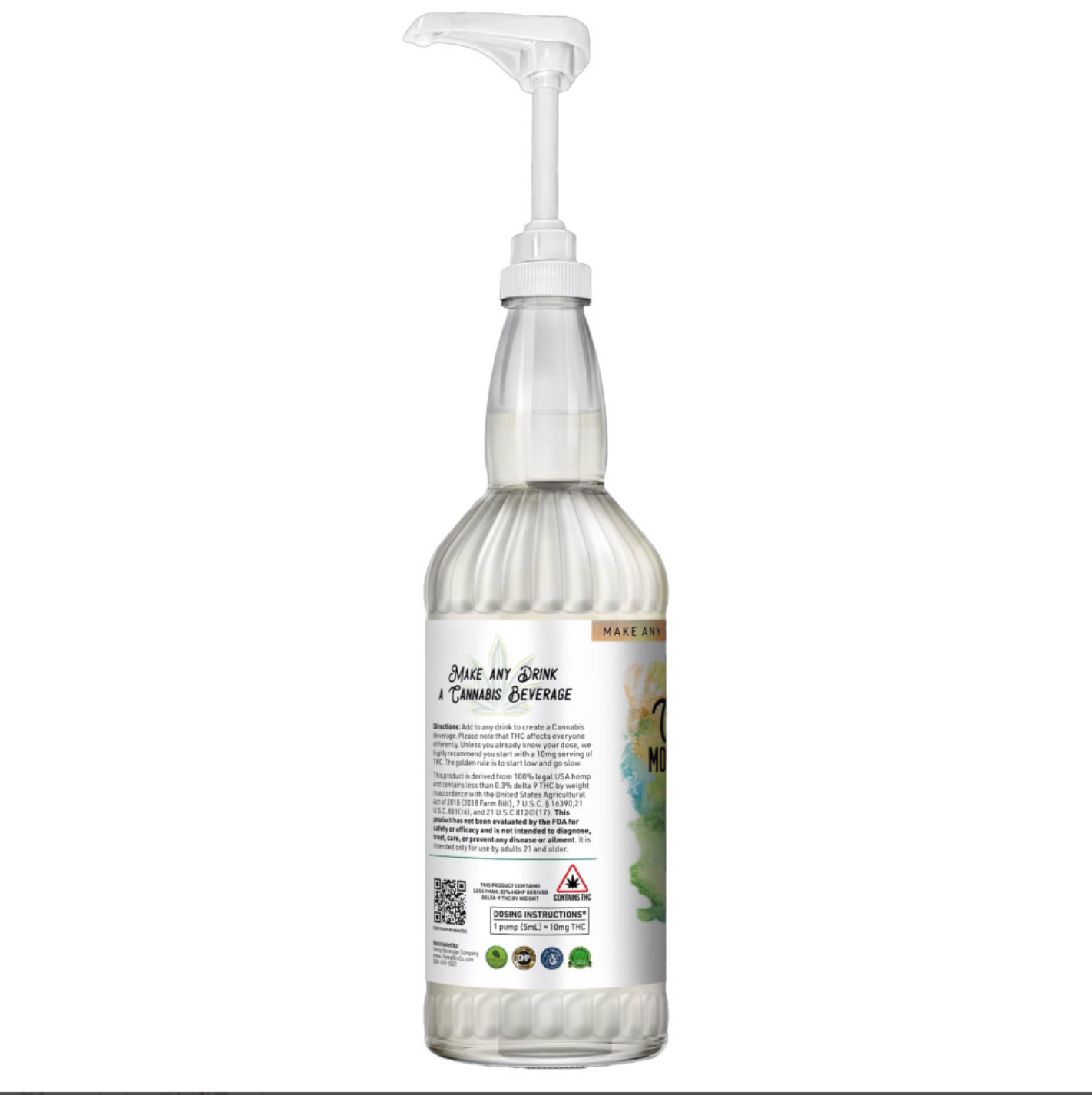 Mocktail Creator Pump Liquid THC 2000mg - wholesale