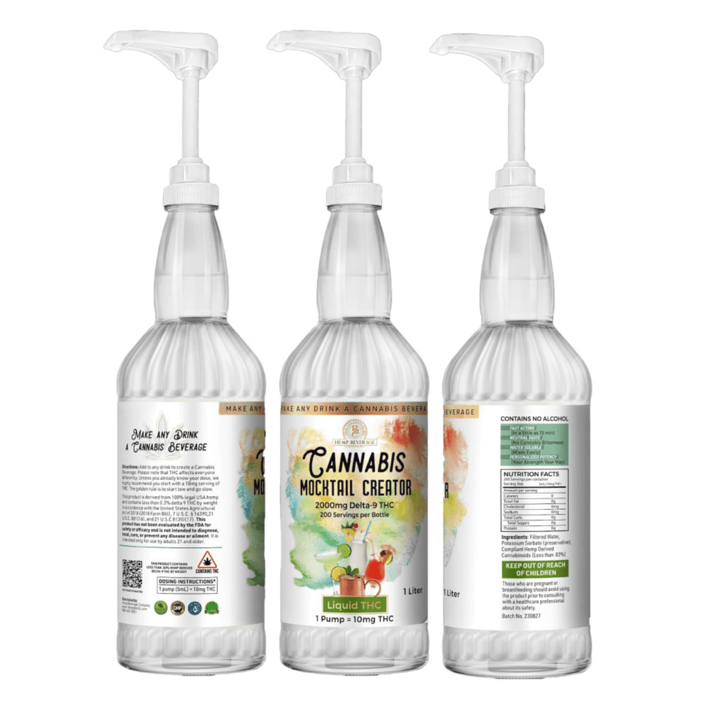 Mocktail Creator Pump Liquid THC 2000mg - wholesale