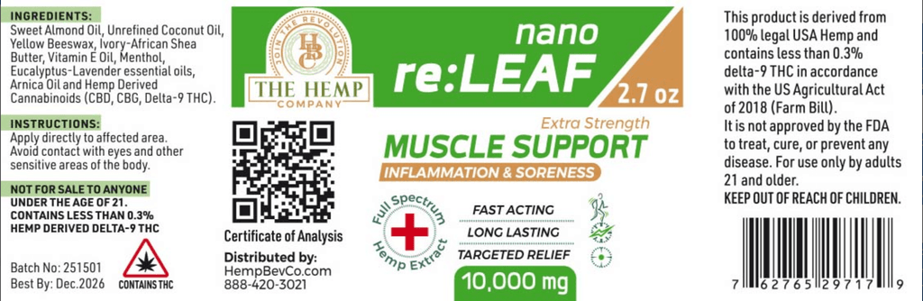 re: LEAF Muscle Support