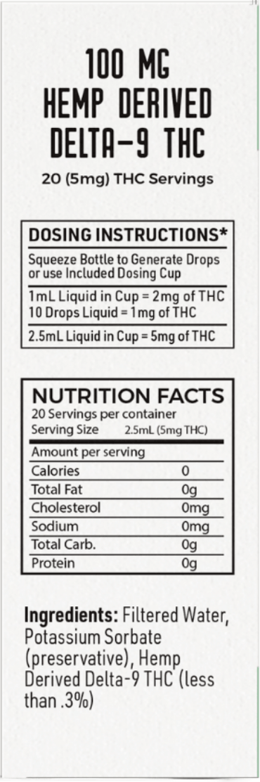 Cannabis Mocktail Creator - 100MG - Sample Wholesale