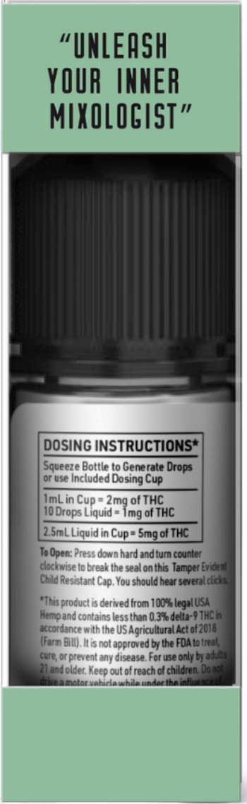 Cannabis Mocktail Creator - 100MG - Sample Wholesale