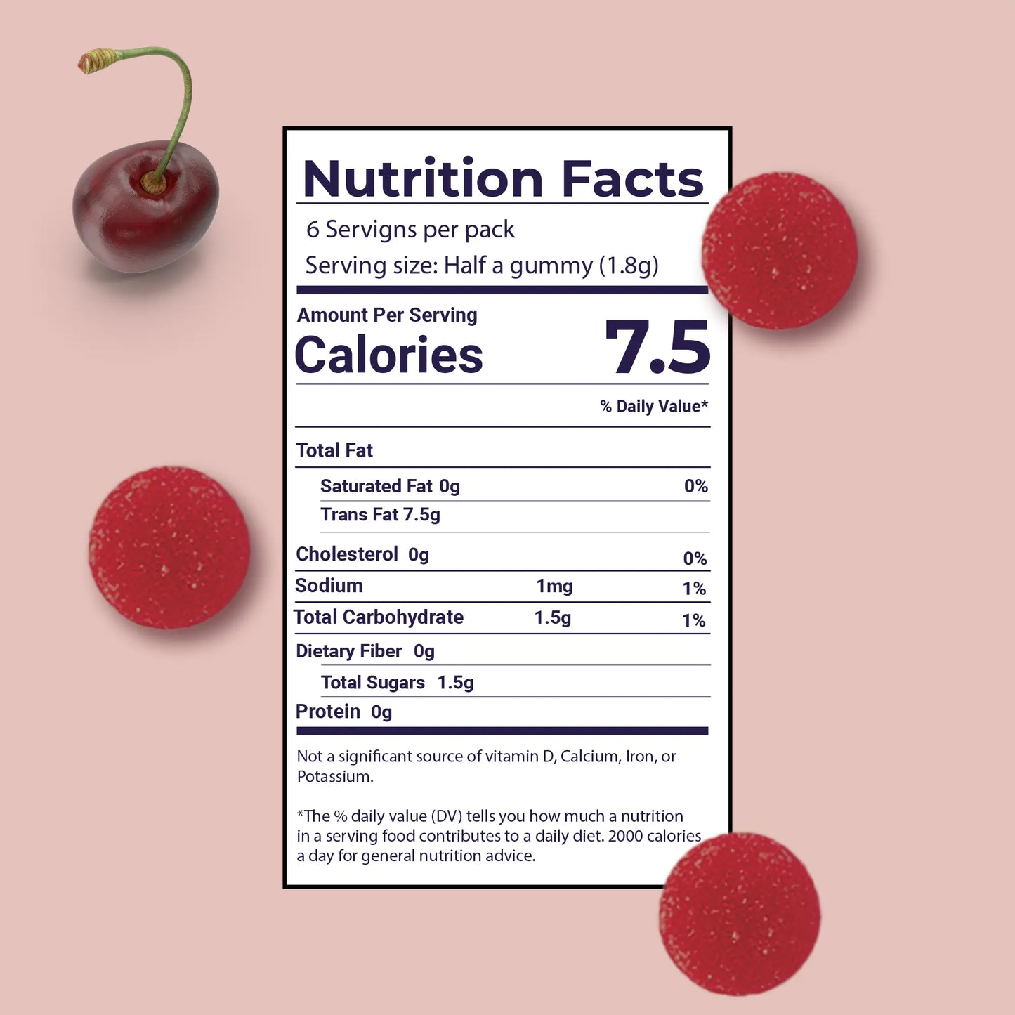 NUUD Sex Bites Cherry — Aphrodisiac Gummies for Women | 20mg Delta 9