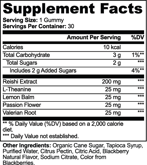 Stonies Reishi Calm Gummies, view 6