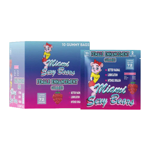 Miami Sexy Bears Female Enhancement Gummies 2ct