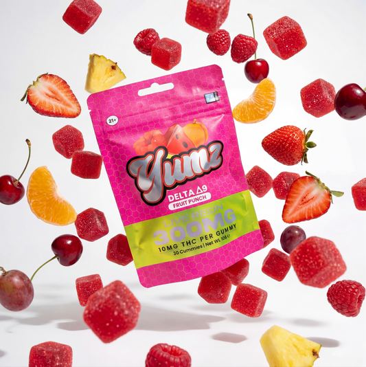 THC Gummies - Delta 9 THC - YUMZ LAB - Fruit Punch