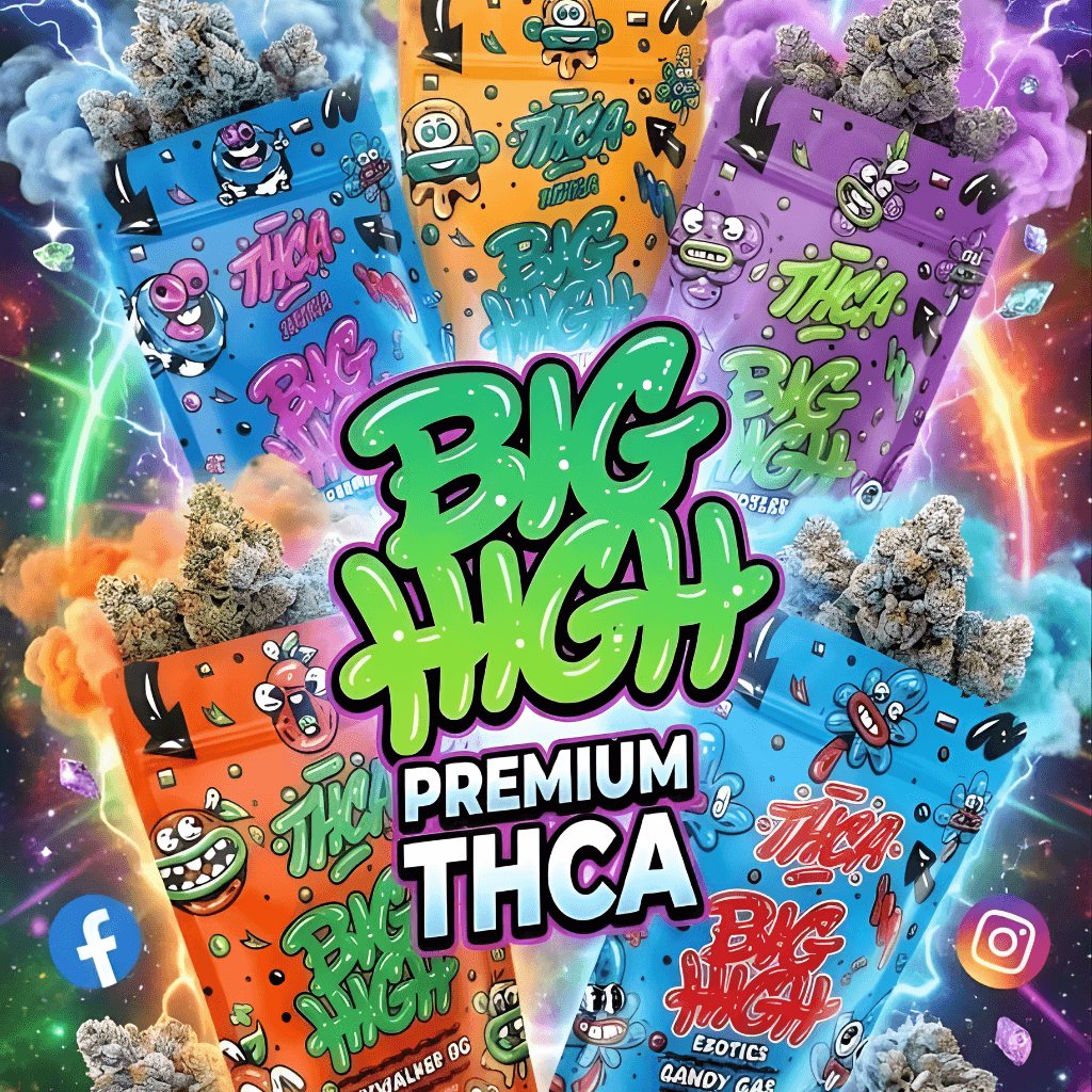 THCA - BIG HIGH FLOWER - 1 OUNCE