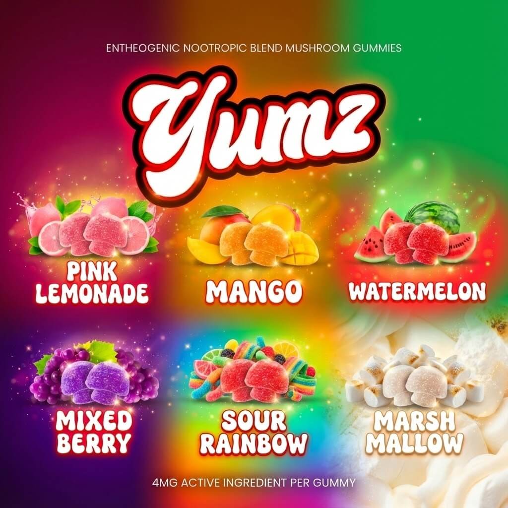 YUMZ - Legal Mushroom Gummies ( Mega Bundle ) Get All 6