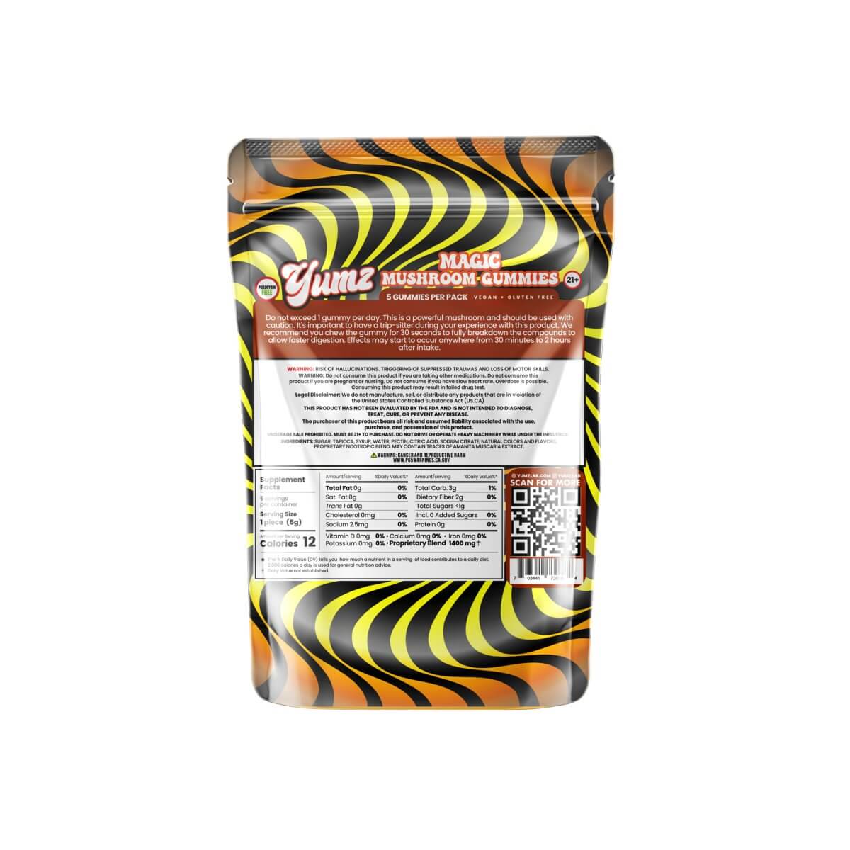 YUMZ - Mango ( Mushroom Gummies )