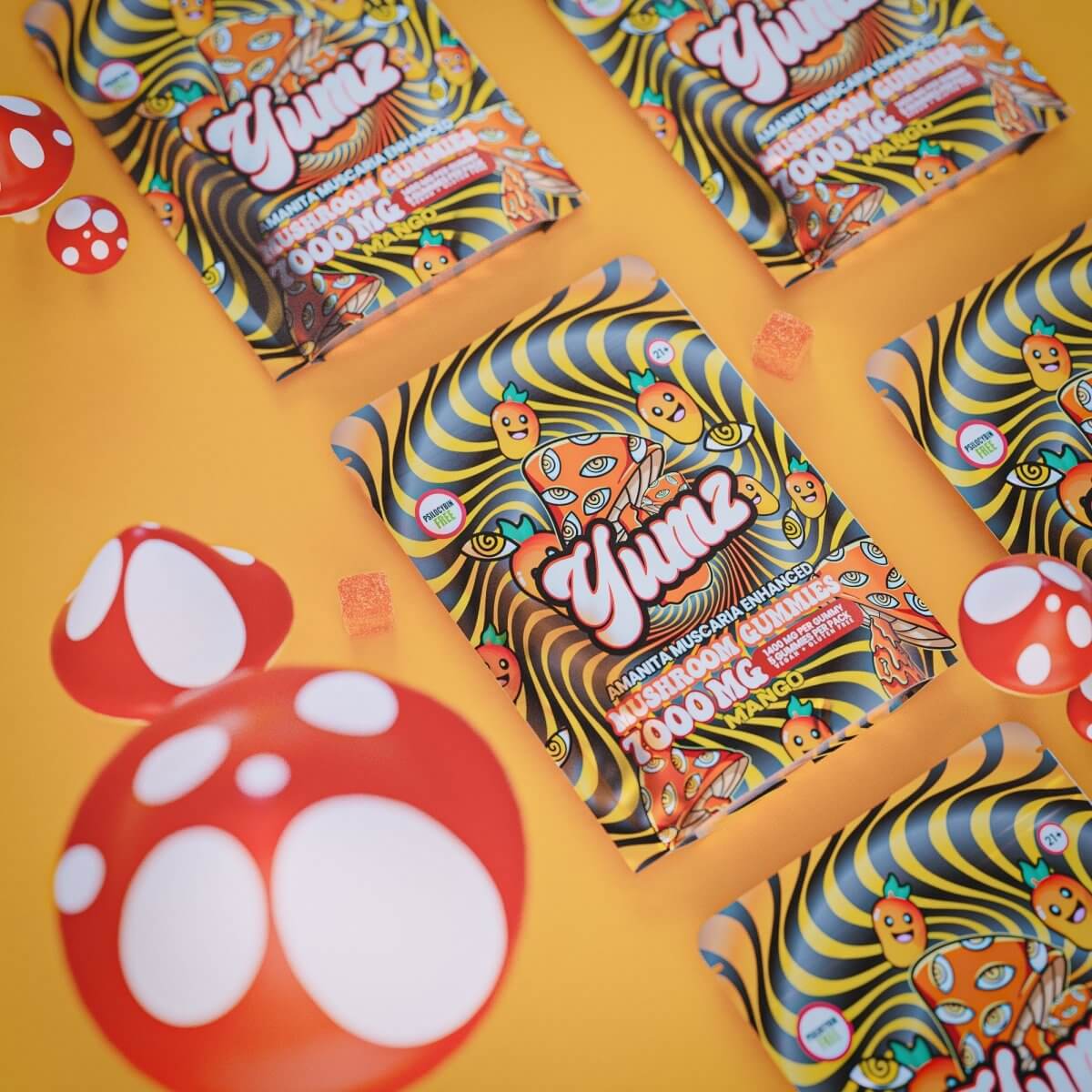 YUMZ - Mango ( Mushroom Gummies )