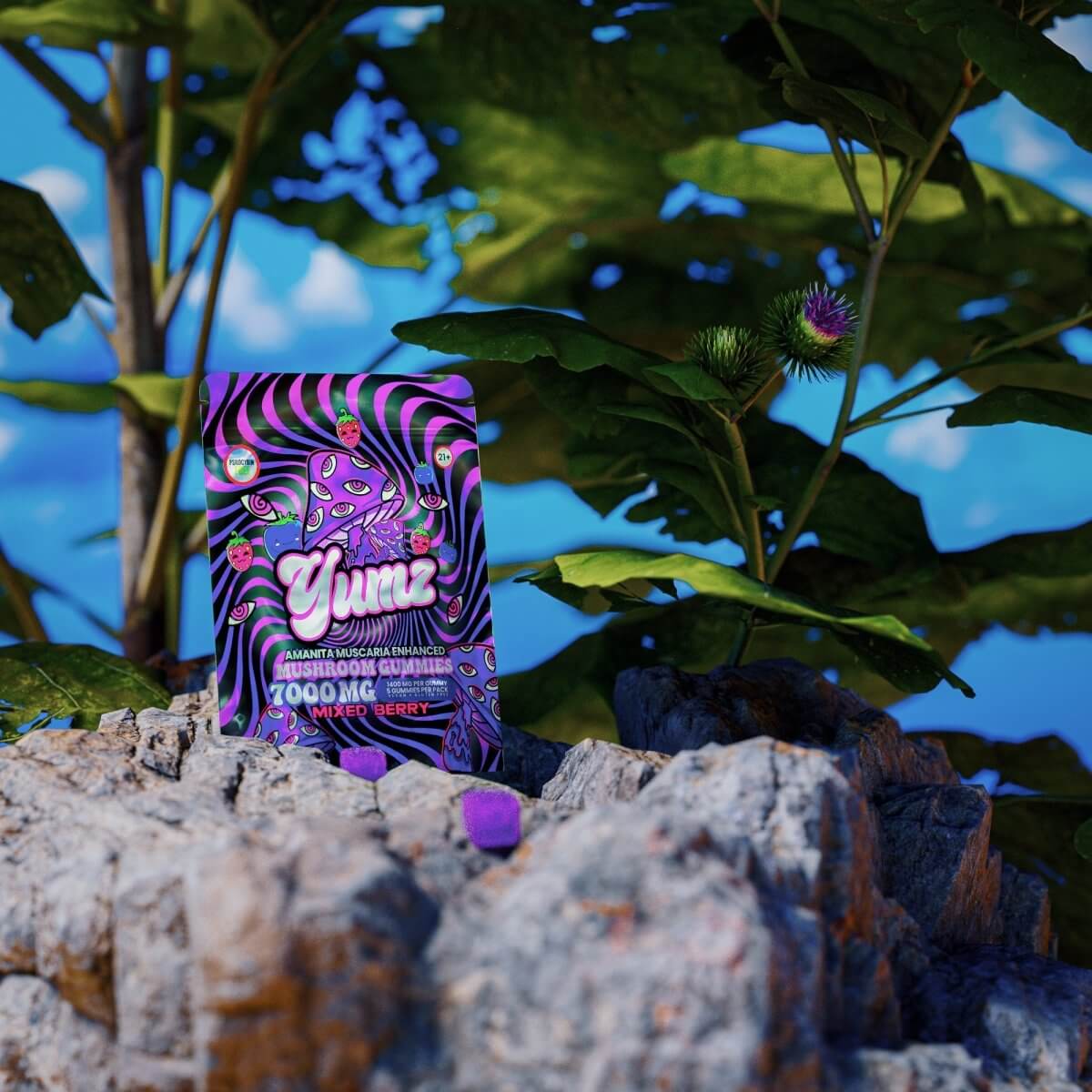 YUMZ - Mixed Berry ( Mushroom Gummies )