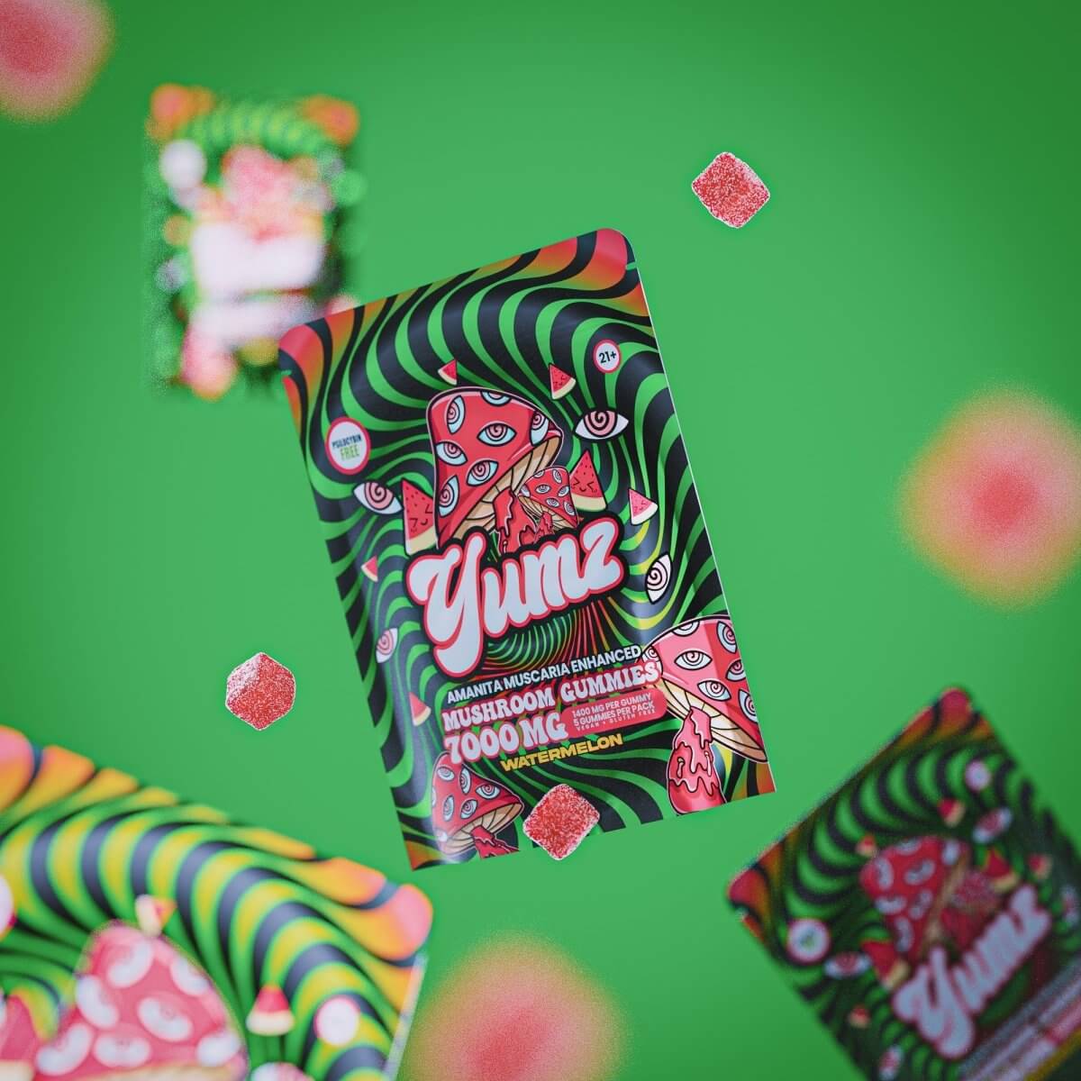 YUMZ - Watermelon ( Mushroom Gummies )